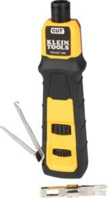 Klein Tools Punchdown-Werkzeug 66/110 mit Schneidfunktion in Gelb - Bild 1