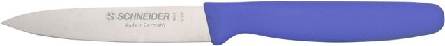 Schneider Gemüsemesser in Blau mit Edelstahlklinge und Kunststoffgriff, Klingenlänge: 10 cm - Bild 1