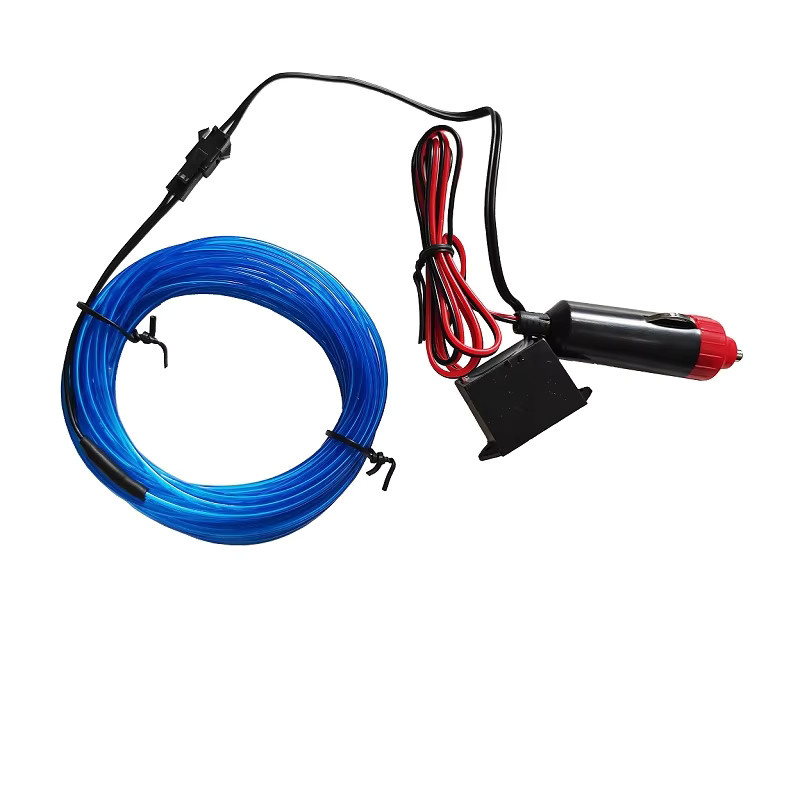ZXJSG Neon Glow EL Draht Seil Flexibler LED Streifen mit Adapter für Auto und Party Dekoration - Bild 4