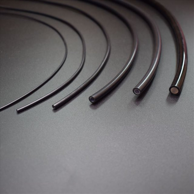 KINGGREEN Glasfaserkabel aus PMMA Kunststoff in Schwarz mit End Glow Effekt für dekorative Beleuchtung, Durchmesser: 0,1 mm bis 10 mm - Bild 1