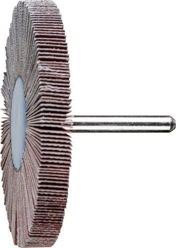 PFERD Korund Fächerschleifer A320 für Feinschliff und Finish Durchmesser: 80 mm, Breite: 10 mm, Schaft-Durchmesser: 6 mm, 10 Stück - Bild 1