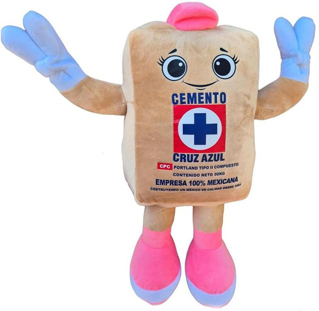 Binchi Fitness Krankenschwester-Maskottchen-Plüschpuppe, Kuscheltier, rosa, ab 3 Jahren - Bild 1