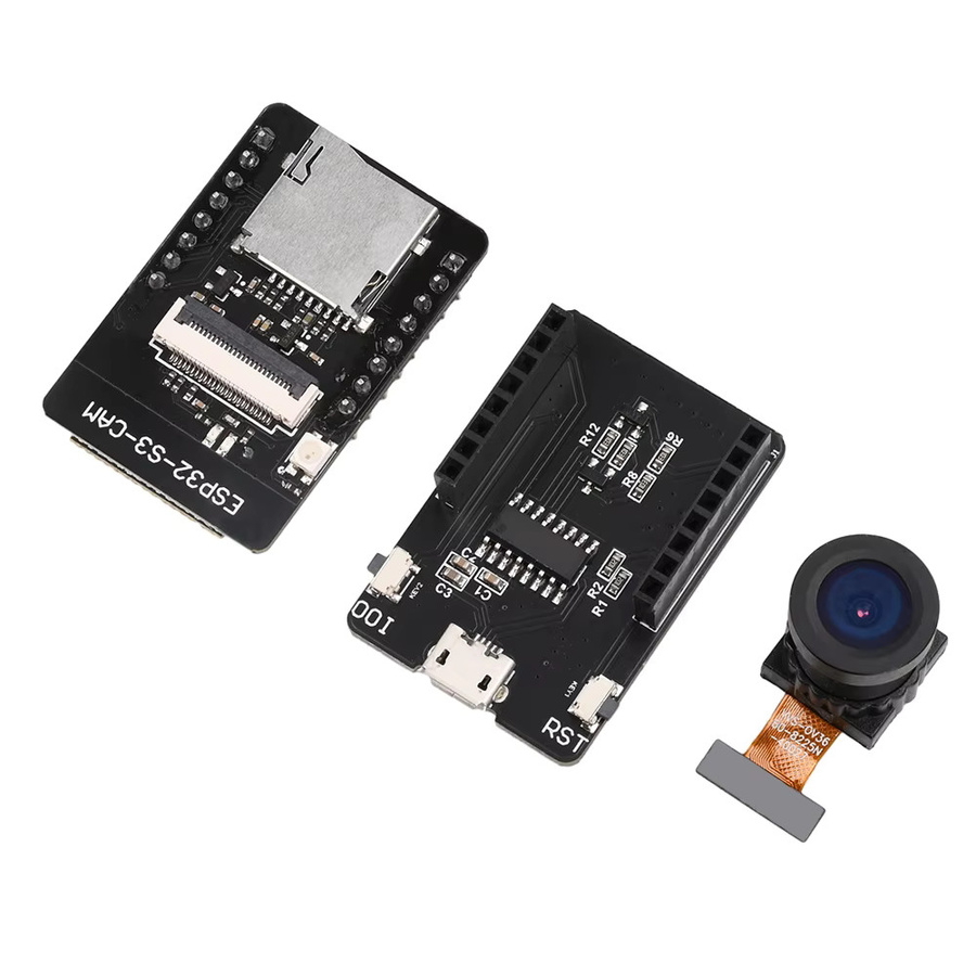 Gaqqee ESP32-S3-CAM WLAN-Bluetooth-Entwicklungsboard-Modul mit ESP32-S3-WROOM-1 N16R8 in Schwarz - Bild 6