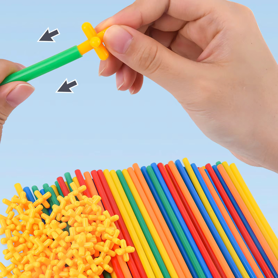 Yiqu Soft Straw Magic Smart Stick, Baustein Konstruktionspuzzle - Bild 2