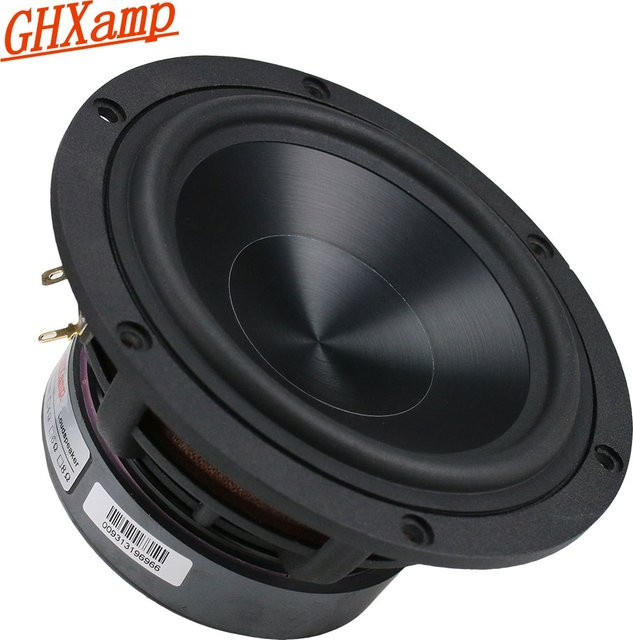 Ghxamp 5,25 Zoll Bass Lautsprecher 60W Tieftöner Einheit in Schwarz mit Aluminium-Keramik-Diamant-Guss für HiFi Heimkino - Bild 1