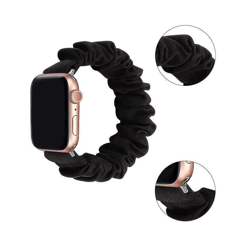 Uhrenarmband Scrunchie, Textil, Unisex - Bild 3