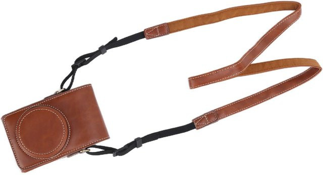 3CZY Retro-Kameratasche aus PU-Leder mit Schultergurt für GRCelsiusGR2CelsiusGR3 Kameras in Schwarz oder Braun - Bild 1