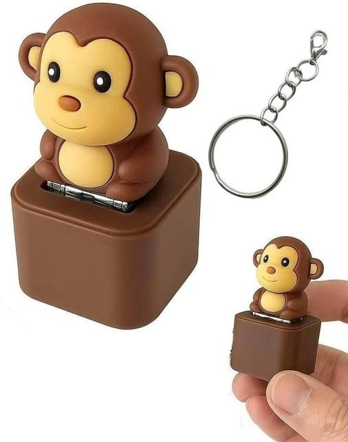 zhangunhua LED-Licht Tier Klicker Schlüsselanhänger Fidget, Stressabbau-Spielzeug - Bild 1