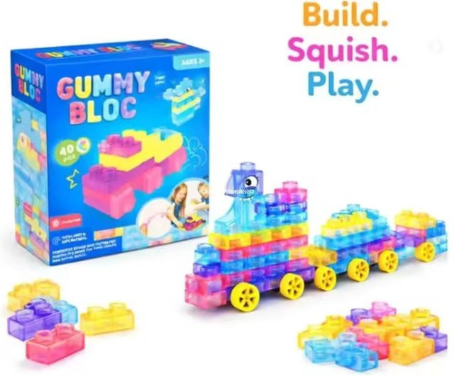 BC Pet Supplies Bausteine Spielzeug, blau - Bild 1