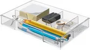 Leitz Schubladeneinsatz 5215 transparent für WOW Cube 5213 und 5214, Mehrfachfach-Organizer aus Kunststoff - Bild 1