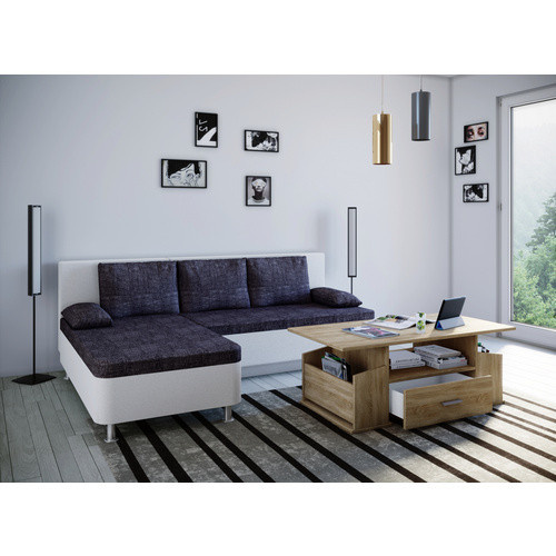 VCM Couchtisch Junata Eiche Sonoma Nachbildung, braun, B/T/H: 110 x 52 x 44 cm - Bild 4