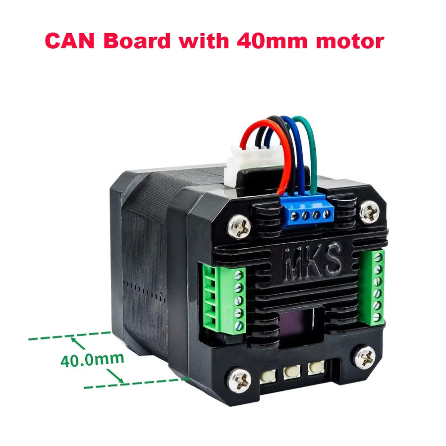 Makerbase MKS SERVO42D NEMA17 Schrittmotortreiber mit geschlossenem Regelkreis und Gen_L FOC Technologie in Schwarz für CNC- und 3D-Drucker - Bild 2