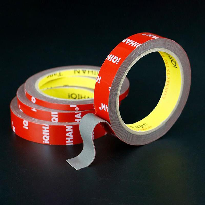 Paddya Doppelseitiges Acrylschaum-Klebeband, Transparent, Länge: 3 m, Breite: 0,6 cm, Dicke: 6 mm - Bild 5