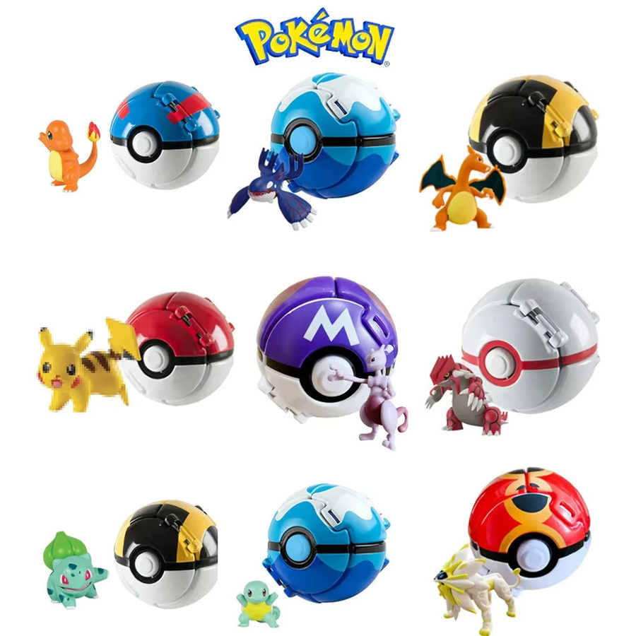 DUODUOBAO Pokémon Pikachu Mewtwo Actionfigur, Spielzeugpuppe - Bild 2