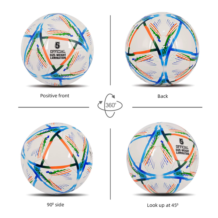 Glonity Bro Fußball, Weiß, Größe 5 - Bild 5