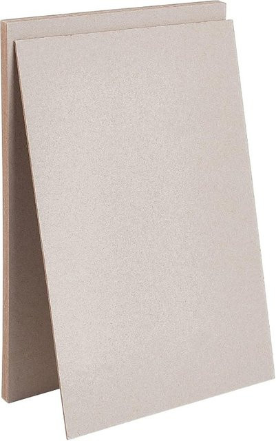 6er Set braunes Kraftkartonpapier für Buchbindung und Bucheinband, rechteckige Ordnertafeln, B/H: 29,7 x 20,8 cm - Bild 1