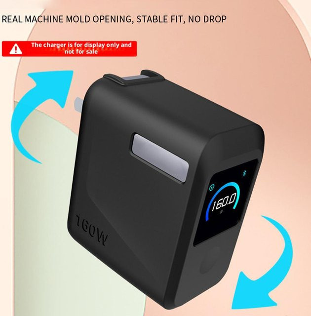 Anker Silikon-Schutzhülle für Anker Prime Charger 160 W in Grau, stoßfest und kratzfest - Bild 1