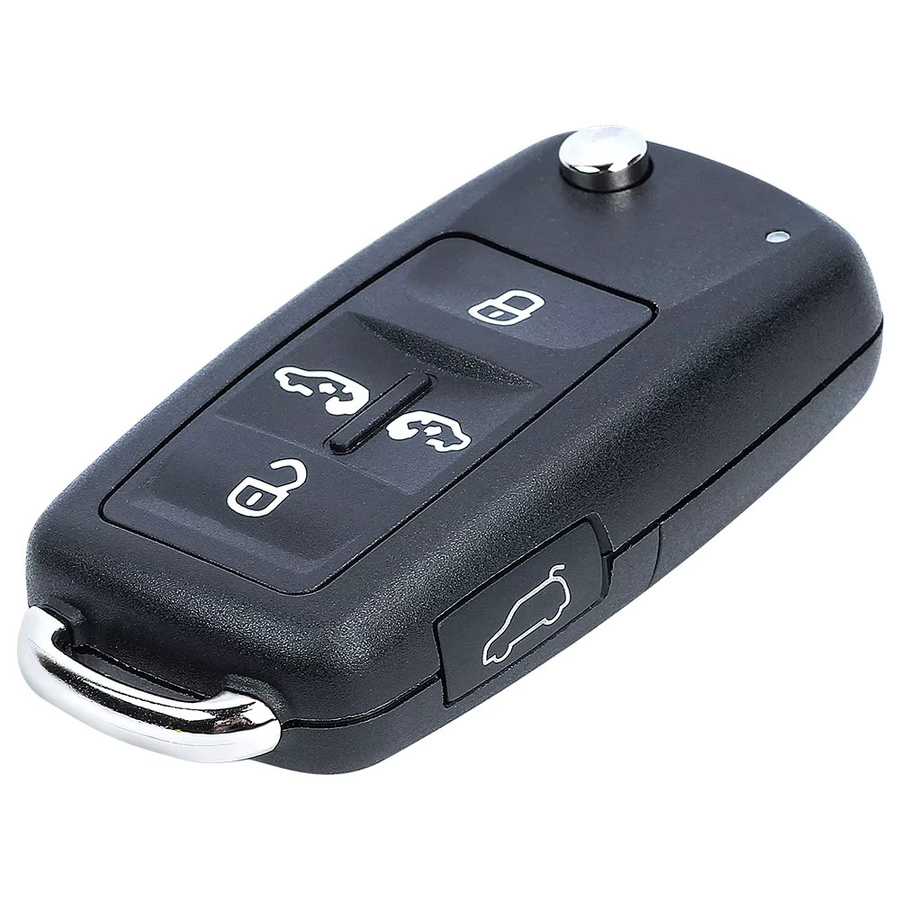 Remote Key 434MHz für VW Sharan Multivan Caravelle Transporter ID48 MQB48 Chip in Schwarz - Bild 3