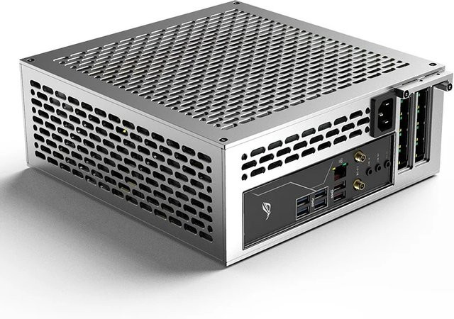 A24-V5 Mini ITX PC-Gehäuse in Silber mit Dual-GPU-Steckplatz und 5L Volumen - Bild 1