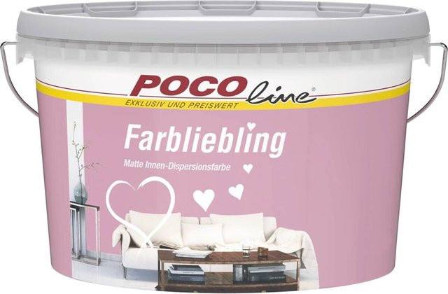 POCOline Raumfarbe Farbliebling Hawaii, Farbe: Pink/Multicolor, Matt, Wasserbasiert, 2,5 l - Bild 1