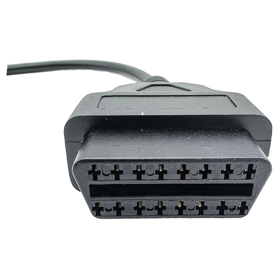 PIAGGIO OBD2 Diagnosekabel 6 Pin auf OBD2 16 Pin Motorrad Verlängerungskabel in Schwarz - Bild 2