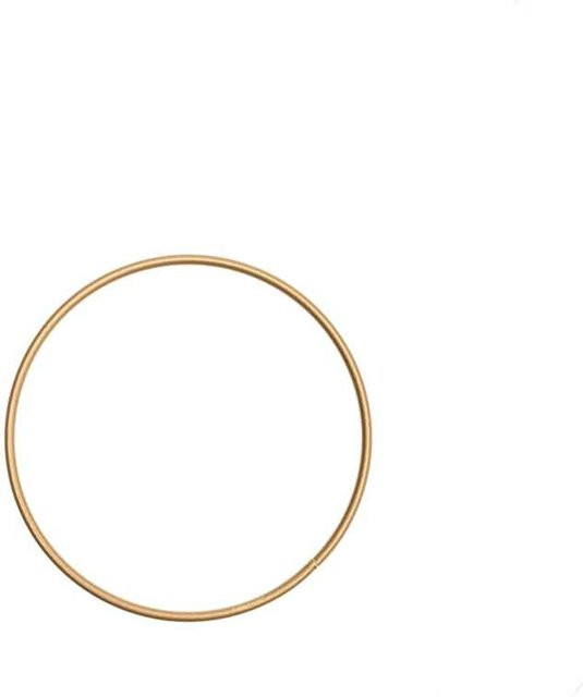 Rico Design Metallring in Gold mit einem Durchmesser von 10 cm - Bild 1