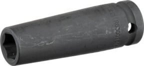 Gedore RED Schlagschrauber-Steckschlüsseleinsatz 1/2 Zoll 12,5 mm Antrieb, 6-kant, schwarz, Edelstahl - Bild 2