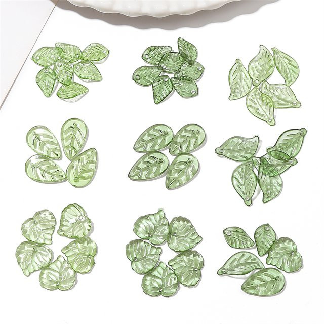 Beadia Perlen, Acryl, Mini Baum Blatt, DIY Schmuckzubehör - Bild 1
