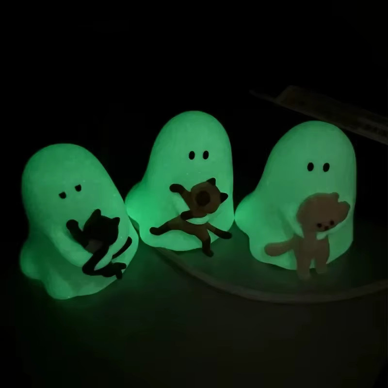 52toys Ghost Behold My Cat Blind Box, leuchtende Minifiguren, Sammelspielzeug - Bild 5