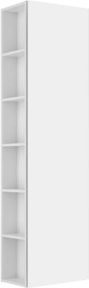 Keuco Hochschrank X-Line in Weiß mit Glastüren und Regalfächern, B/T/H: 48 x 30 x 175 cm - Bild 1