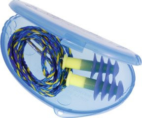 Honeywell Gehörschutzstöpsel Fusion Banded Blau Grösse M/L 50 Paar nach EN 352 - Bild 1