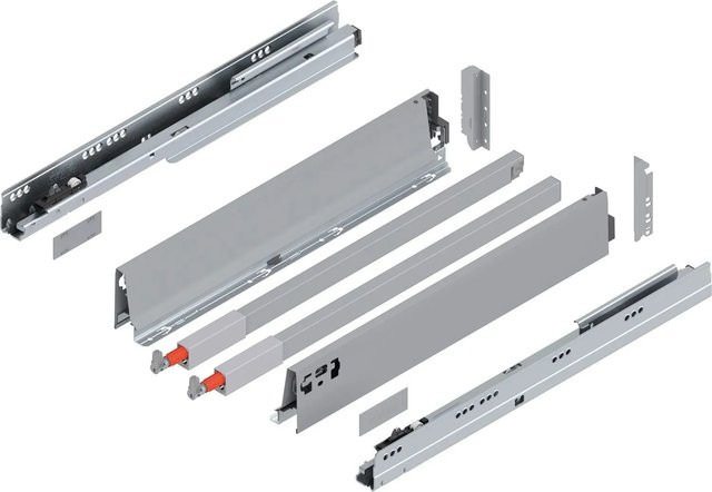 Blum C-Reling Tandembox antaro Vollauszug Blumotion Grau, 1 Paar, Länge: 500 mm, Tragkraft: 65 kg - Bild 1