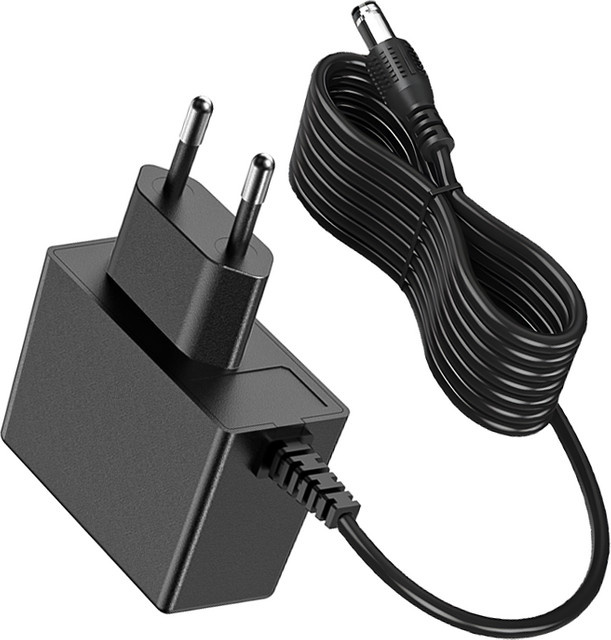 Schwarzes AC DC Wandladegerät Netzteil mit EU-Stecker 12V 0,5A 500mA für CCTV-Kamera LED-Streifen Lautsprecher Router und Drucker - Bild 1