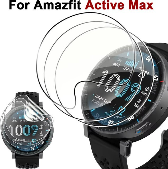 Amazfit Displayschutzfolie Hydrogel, Silikon, transparent - Bild 1