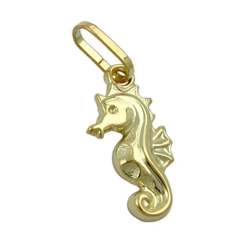 SIGO Anhänger Seepferdchen Gold 375, Unisex - Bild 1