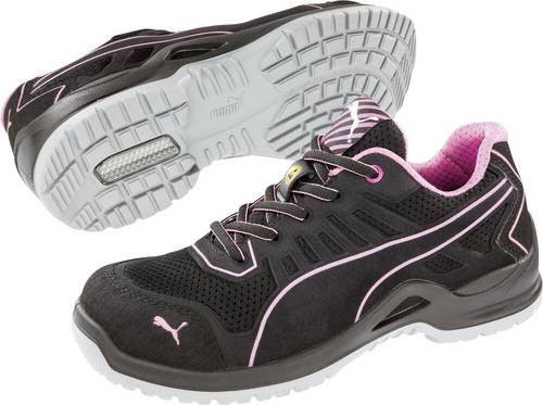 Puma Safety Sicherheitsschuh FUSE TC PINK LOW WNS S1PS in Schwarz und Pink, Größe 35 - Bild 1