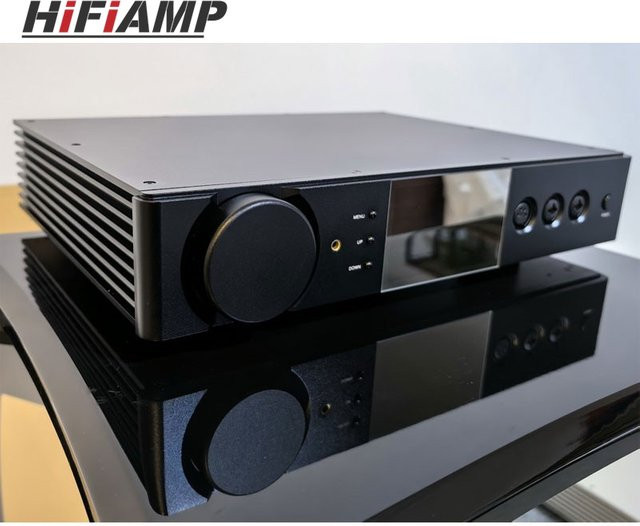 HiFiAMP HPA-A1000 MK3 Symmetrischer Kopfhörerverstärker mit Relais-Lautstärkeregler und OLED-HD-Bildschirm in Schwarz oder Weiß - Bild 1