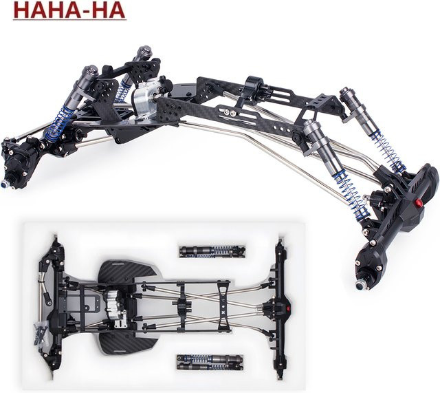 MALOM RC Carbon Fiber LCG Chassis Kit mit Link Set, 1:10, Zubehör - Bild 1