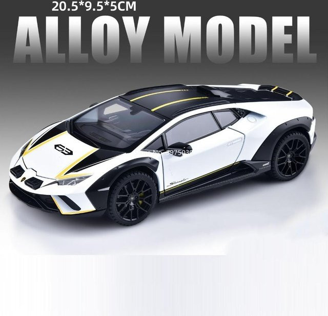 Linyi toy car Lambor Huracan Sterrato, Spielzeugautos Modelle, 1:24, mit Licht und Ton, ab 14 Jahren - Bild 1