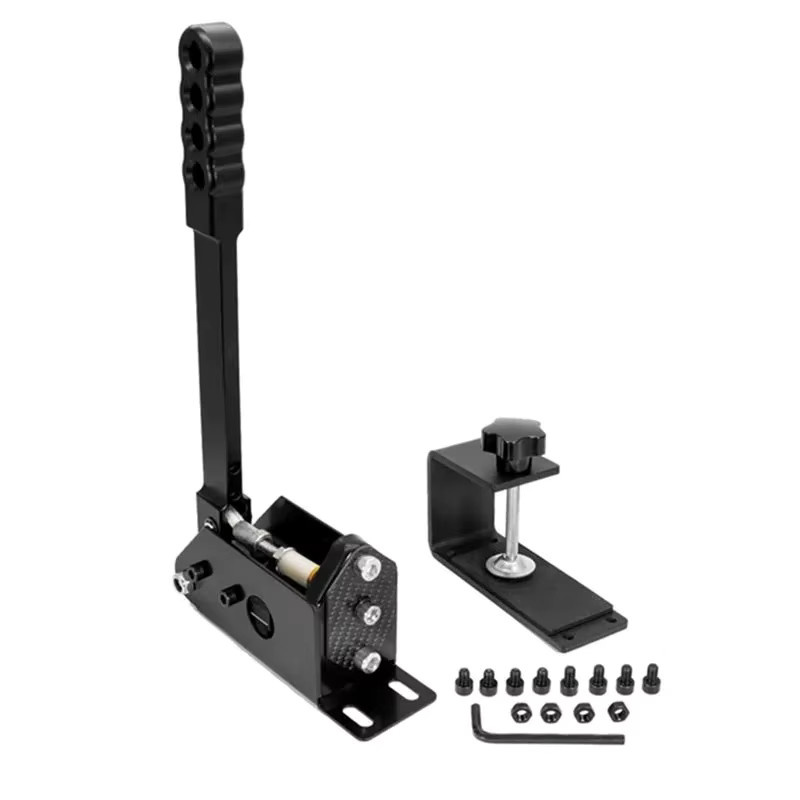 Simracing Handbremse mit Hall-Sensor für Logitech G29 G27 G25 G23 und Thrustmaster T300 T500, USB-Anschluss, Schwarz - Bild 2
