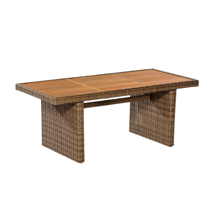 Merxx Toskana Gartentisch Set 7-teilig aus Akazienholz in Braun, B: 185 cm, T: 90 cm, H: 75 cm - Bild 2