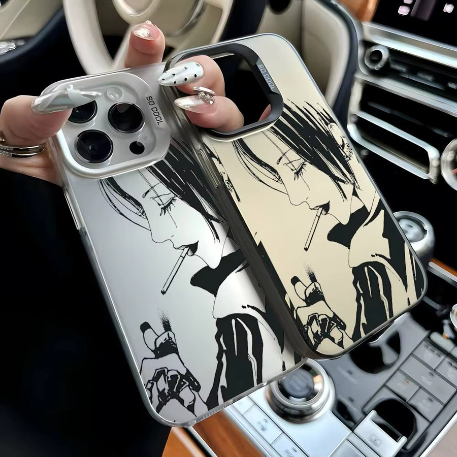Anime N-Nana Osaki Handyhülle für Apple iPhone 17 16 15 14 13 12 11 Pro Max Plus in Silber - Bild 1