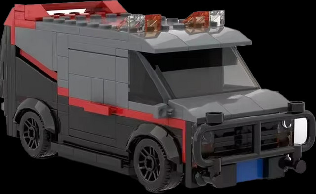 Foam Rain A-Team Fahrzeug SWAT-Team Auto, Bausatz, 242 Teile - Bild 1