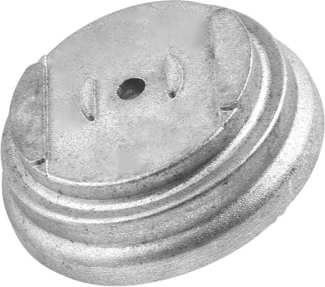 DAZZLEEX Rasenmäher Messer Basis aus Edelstahl in Silber als Schutzabdeckung und Zubehör für elektrische Rasenmäher - Bild 1