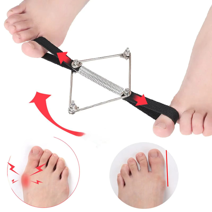 Gazechimp Bunion Corrector Zehentrainer aus Nylon und Stahl, Unisex - Bild 1