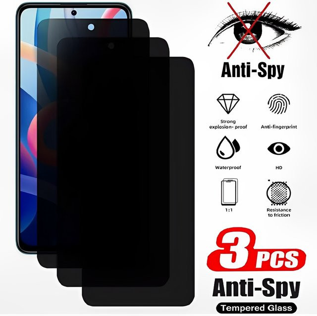 3er-Pack kratzfester Displayschutz für Xiaomi Redmi Note 12 Pro 4G - Bild 1