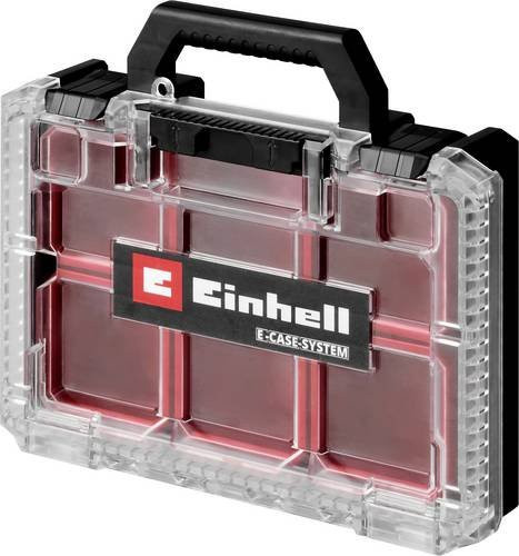 Einhell E-Case Sortimentskoffer transparent rot B/T/H: 29,9 x 7,7 x 26,1 cm - Bild 1