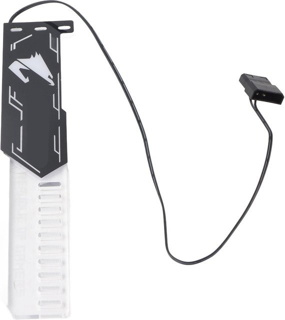 Koogeelife RGB Grafikkarten-Halterung aus Acryl in Weiß mit 4PIN für Desktop-Computer - Bild 1