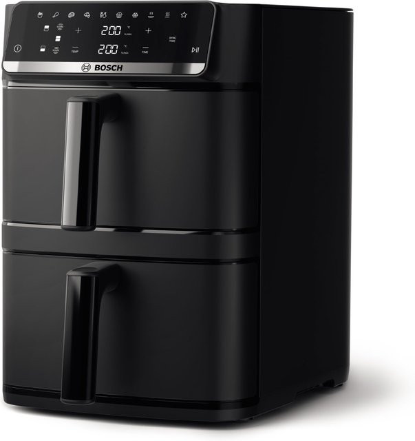 Bosch Serie 6 Double Stack Air Fryer Heißluftfritteuse MAFD661B7 Schwarz - Bild 2