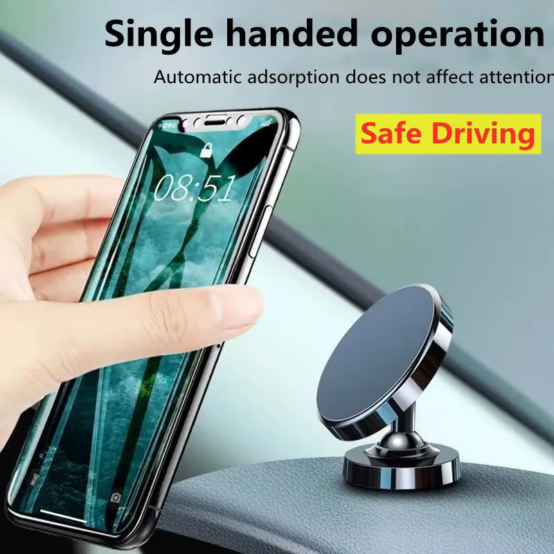 VIKEFON Magnetische Auto Telefonhalterung für Dashboard und Armaturenbrett in Schwarz oder Gold - Bild 5
